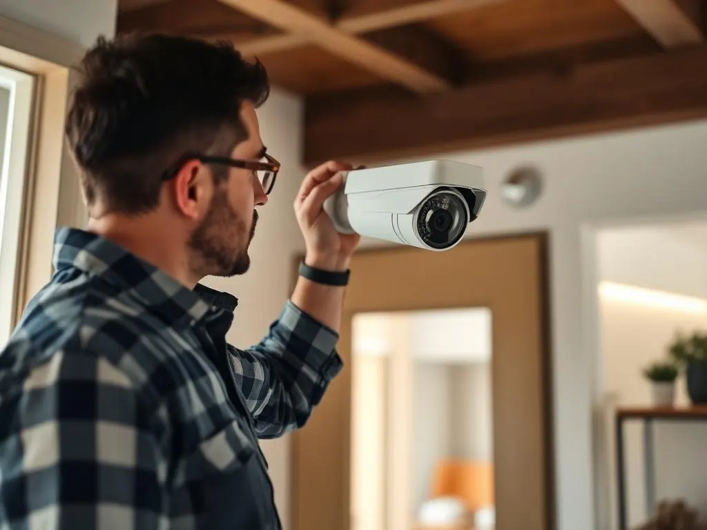 Installation af kamera til videoovervågning